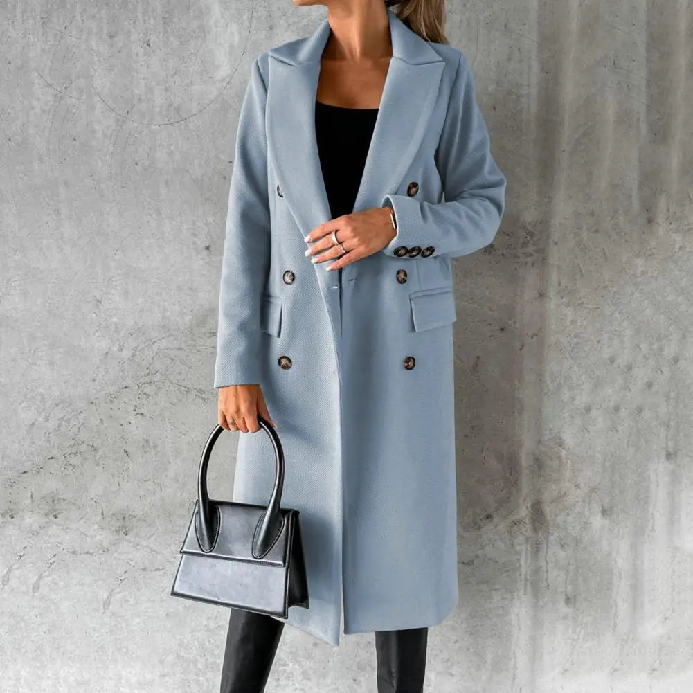 Sophia | Elegant Wool Trench Coat