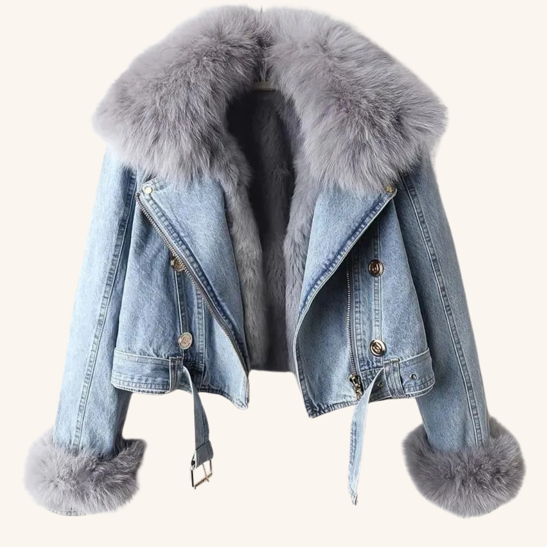 Orlissa | Fur Zipper Jacket