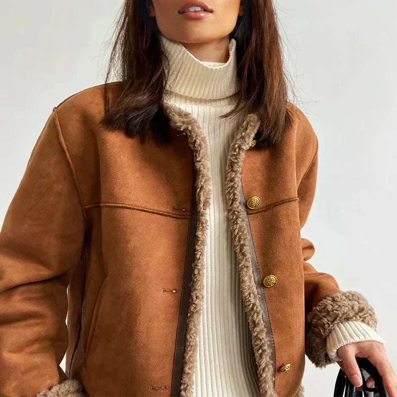 Gabriella™ - Cozy Shearling Jacket